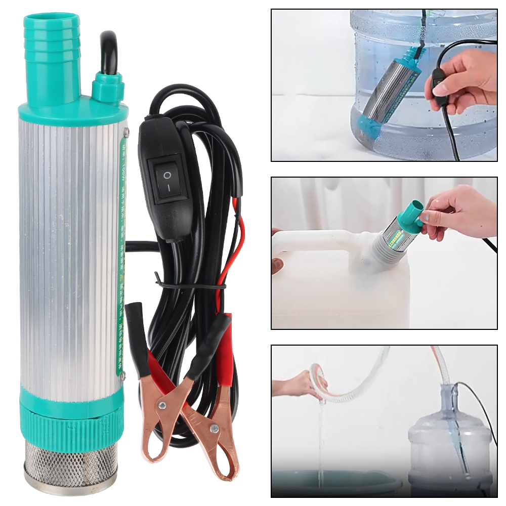 Water Pump Submersible Mini - 12V 30L/min Aluminum Alloy Shell For