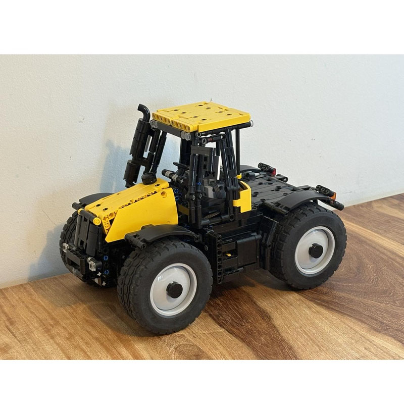 Urban Farming Model - MOC-254775 Urban Farm Agriculture Yellow-Black Tractor