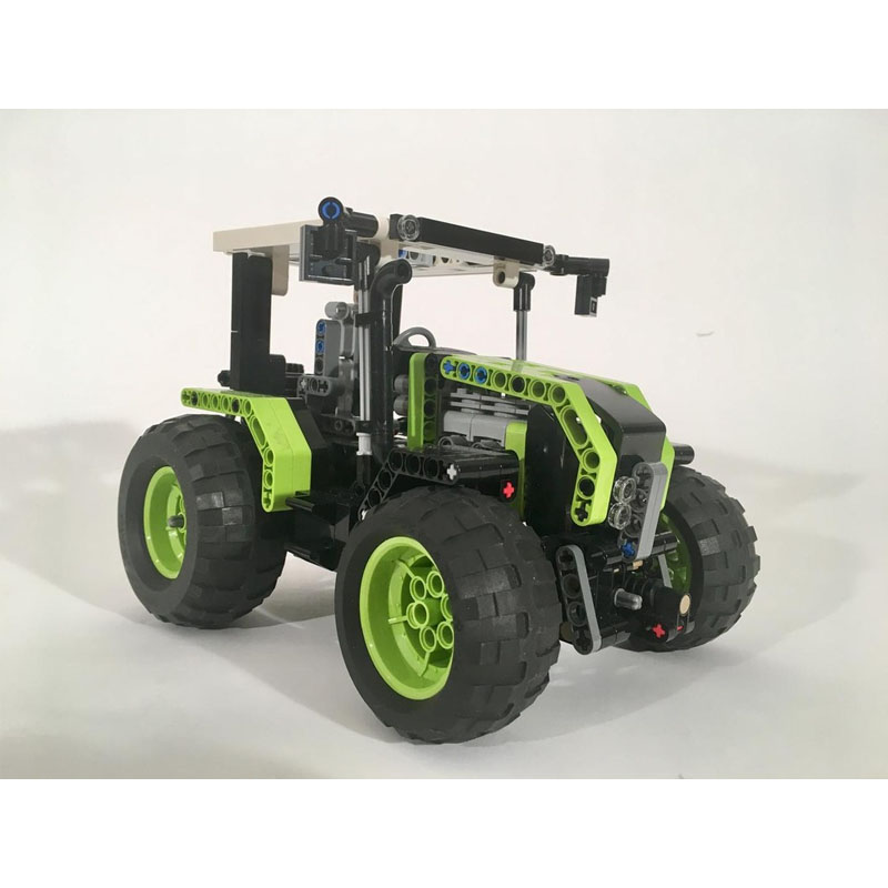 Urban Farming Model - MOC-97333 Urban Farm Agricultural Tractor Building