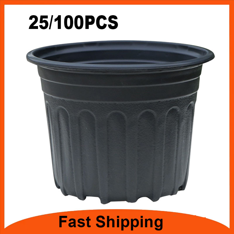 25/100 Pcs Flexible Plant Nurs - Net Pot 3 Inch review and price