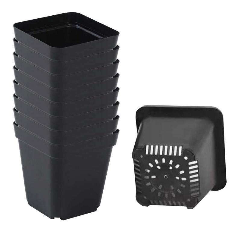 Seedling Pots 50Pcs Square Pla - Net Pot 3 Inch review and price