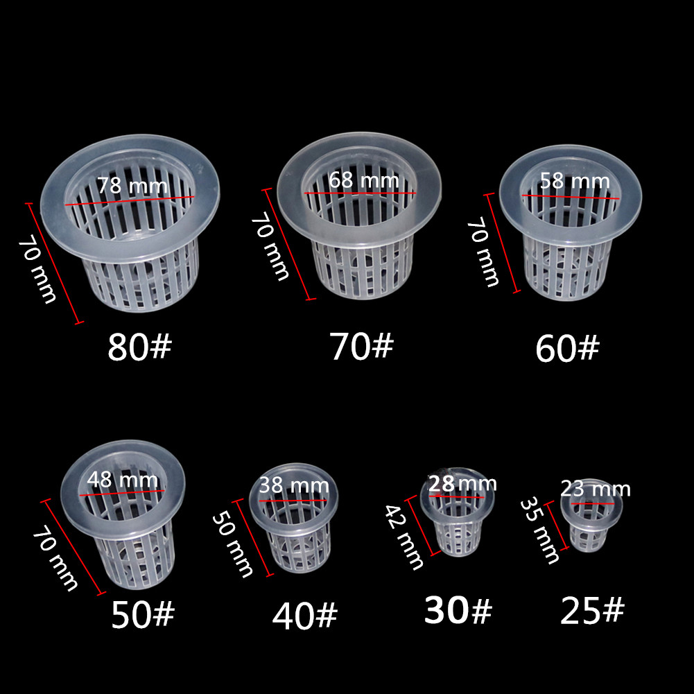 10Pcs Hydroponic Mesh Cups Gar - Net Pot 3 Inch review and price