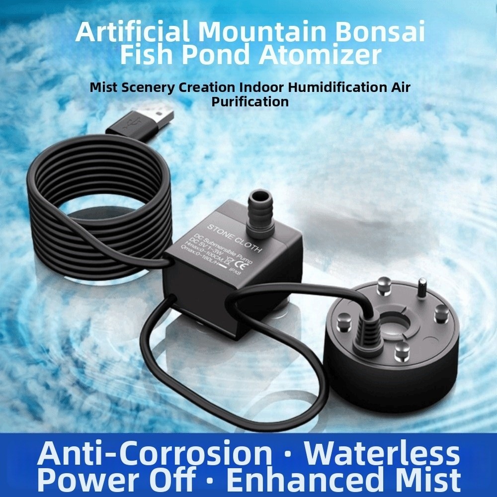 2-IN-1 Mist Maker Colorful LED - Water Pump Submersible Mini review and price